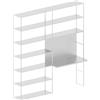 ZEUS scrivania con ripiani EASY IRONY BUREAU Composizione K - 817-W-LIG