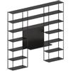 ZEUS scrivania con ripiani EASY IRONY BUREAU Composizione L - 822-CB
