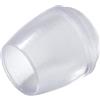 Adsamm® / 32 x puntali avvolgenti esterni / trasparenti / Ø 11 - 12 mm / tondi / piedini in PVC per gambe di mobili tonde / puntali protettivi per arredi Adsamm® Quality