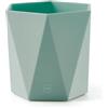 Miquelrius - Portapenne da scrivania, Organizer da scrivania con design soft touch, Struttura robusta, Ideale per ufficio, Scrivania o studio, Conservazione di forniture, Verde