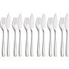 WMF Set di Posate Vision per più Persone, costituito da Diversi Elementi, Acciaio Inox, WMF Vision 12-Teilig Fischbesteck