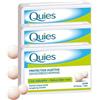 Quies - Sfere Quies di protezione dell'udito, in cera naturale (Confezione da 3 scatole da 24 palline)