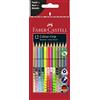 FABER-CASTELL 201569 - Set di matite colorate speciali, Colour Grip, astuccio da 12