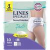 Lines specialist PANNOLONE PER INCONTINENZA LINES SPECIALIST DERMA PANTS MAXI M 10 PEZZI