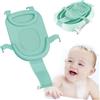 lemgyiamz Rete Bagnetto Sedile Inserto Supporto Doccia Neonato Bambini Comodi Antiscivolo Tasca Piatto Bagno Confortevole Seggiolino Tessuto Doppia Verde Chiaro, 1 Pezzo