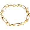 Gioielleria Lucchese Oro Bracciale Donna Oro Giallo Bianco Rosa GL100254