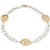 Gioielleria Lucchese Oro Bracciale Donna Oro Bianco Rosa GL100260