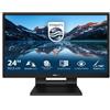 Philips 242B9T Monitor Touch 23.8 IPS 60Hz FullHD 5ms Multimediale USB VGA/DVI/HDMI/DP