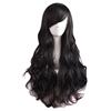 MapofBeauty 70cm/ 28 Pollice Lungo Ricci Donna Ricci Parrucche (Nero)
