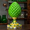 CERAMICHE CALTAGIRONE Pigna Ceramica cm 52 Caltagirone Verde Foglia