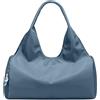 SIVENKE - Borsa da palestra per uomini e donne con scomparto per scarpe e tasca per indumenti bagnati, borsa da viaggio per il weekend, borsa a mano pieghevole per lo shopping, borsa per il tempo