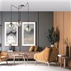 Lampadario a sospensione GIGI 3 BLACK GRAFIT