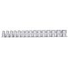 KS Tools 911.1285 Serie di Bussole Poligonali, 15 Pezzi, 10-24 mm, 1/2