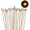 Evemodel C0603Y 20pcs Pre-saldato micro 0.1mm rame cablato giallo SMD Led 0603