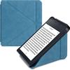 kwmobile Custodia Pieghevole Compatibile con Kobo Libra 2 Cover - Cover Magnetica Pelle PU eReader con Stand - petrolio