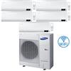 Samsung Climatizzatore Condizionatore Samsung CEBU R32 Wifi Penta Split Inverter 7000 + 7000 + 7000 + 12000 + 12000 BTU con U.E. AJ100TXJ5KG/EU NOVITÁ Classe A++/A+