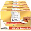 Gourmet Purina Gourmet Gold Cuore Morbido Cibo Umido per Gatti Adulti con Tonno e Salmone, 48 Lattine da 85g