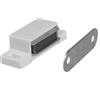 Arresto Magnetic Mag-PF3 in Plastica Bianca Venduto in Coppia