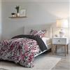 Italian Bed Linen Set Copripiumino Microfibra Fashion, Lavorato in Italia - Parure Copri Piumino - Sacco Piumone 150x200 cm con Patella e federa Cuscino, Singolo, Crazy