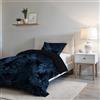 Italian Bed Linen Set Copripiumino Microfibra Fashion, Lavorato in Italia - Parure Copri Piumino - Sacco Piumone 150x200 cm con Patella e federa Cuscino, Singolo, Banshee