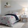 Italian Bed Linen Set Copripiumino Microfibra Fashion, Lavorato in Italia - Parure Copri Piumino - Sacco Piumone 200x200 cm con Patella e federa Cuscino, Piazza e Mezza, Superstar