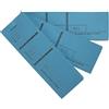 Exacompta 96402E Confezione da 10 blocchi va ovunque 3 pannelli 100 fogli in formato orizzontale 4,8 x 15 cm, Blu