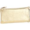 Clairefontaine 8705C Trousse piatta in vera pelle, color Oro
