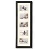 walther design Nero 5X 10x15 cm Galleria con passe-partout, Home Cornice in Legno HO515B
