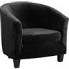 TOPCHANCES Copripoltrona Chesterfield 2 Pezzi,Elasticizzato Fodere Copripoltrona 1 Posto,Velluto Fodera Poltrona Club Tullsta per Bar Soggiorno Camera da Letto Reception