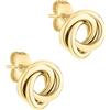 Liebeskind Berlin orecchini a bottone LJ-1049-E-12 IP oro