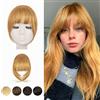 BARSDAR Frangia Clip Capelli Veri, 100% Naturali Frangetta Air Bangs French Bangs Frangia Extension Clip Capelli Veri Cura Capelli Donna lavabile/tingibile