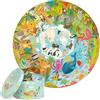 boppi Puzzle Animali del Mondo per Bambini - Puzzle Rotondo da 5 a 8 Anni, 150 Pezzi, Diametro 58cm, Ecofriendly by Boppi