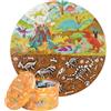 Boppi Puzzle Bambini 150 Pezzi - Giochi Bambini Per 5 6 7 8 Anni - Giochi In Scatola Educativi - Gioco Da Tavolo - Puzzle Dinosauri Rotondo - Regalo Bambina e Bambino - Diametro 58cm Ecofriendly