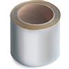 Wupsi Nastro in PVC per la Riparazione di Teloni, Tendoni, Teli e Pellicole- Nastro Adesivo per Strappi, Squarci e Fori su Teloni di camion, Copertura di Rimorchi, Serre, Argent, 10 cm X 5 m