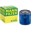 Mann Filter MANN-FILTER W 7030 Filtro dell'olio - per Autovetture + veicoli commeriali