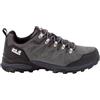 Jack Wolfskin Refugio Texapore Low M, Scarpe da Passeggio Uomo, Grigio/Nero, 45 EU