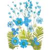 Fiori Secchi Pressati Azzurri mix 6
