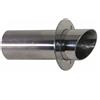 Bocchettone scarico mtm l d40mm inox