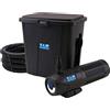 T.I.P. Set di filtri Esterni per laghetto MTS 4000 UV 9 (Volume Massimo 4.000 l, Portata Max. 1.000 l/h, Set Completo Filtro multicamera con Pompa, faretto UV-C e Tubo di Alimentazione da 3 m) 30296