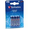Verbatim batteria AAA alkaline 4 pz