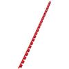 GBC Dorsi plastici CombBind a 21 anelli - 8 mm A4 - fino a 45 fogli - conf da 100 dorsi GBC rosso - 4028214