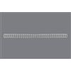 GBC Spirali metalliche a 34 anelli GBC Wirebind 14 mm A4 bianco - fino a 125 fogli - conf. 100 pezzi - RG810970