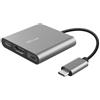 Trust Adattatore USB-C Trust DALYX 3 - multiporta 3-in-1 HDMI, USB-A e USB-C alluminio - 23772
