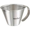 Zenker Misurino con parte graduata all'interno 250 ml in acciaio. 10x5x7,5cm