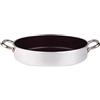 Pentole Agnelli professionali ALSA2106S40 Casseruola Bassa, Antiaderente, Spessore 5 mm con Due Maniglie Inox, Diametro 40 cm