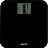 Salter 9049 BK3R - Bilancia pesapersone compatta digitale da bagno, Max 250 kg, display digitale di facile lettura, valori immediati, ampia piattaforma, misure accurate in kg, st e lb, nero