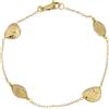 Gioielleria Lucchese Oro Bracciale Donna Oro Giallo Bianco GL100264