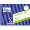 AVERY Zweckform Formularbuch Ausgabebeleg, A6 quer, gelb, 50 Pezzi