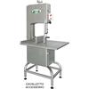 S.a.p. Segaossi a nastro mod.sm1650i - acciaio inox - monofase - potenza hp 1,5 - 1100w 230v monofase - sviluppo lama mm 1650x16 - altezza utile di taglio mm 240 x 190 di larghezza - norma ce
