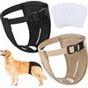 Xuniea 2 Pacchi Mutande per Cani Femmina con 6 Assorbenti Lavabili, XL | Pannolini Protettivi Regolabili, Assorbenti Igienici, Pantaloni per Pet in Calore, Emorragia Mensile, Ciclo Fisiologico